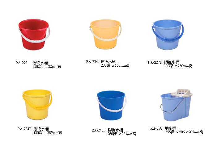 Pail with Pastic Handle