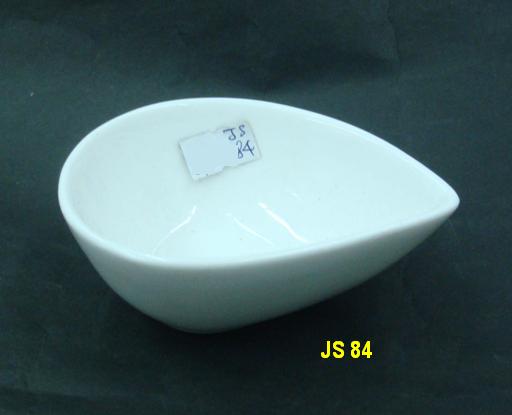 強化瓷白色梨碗 4